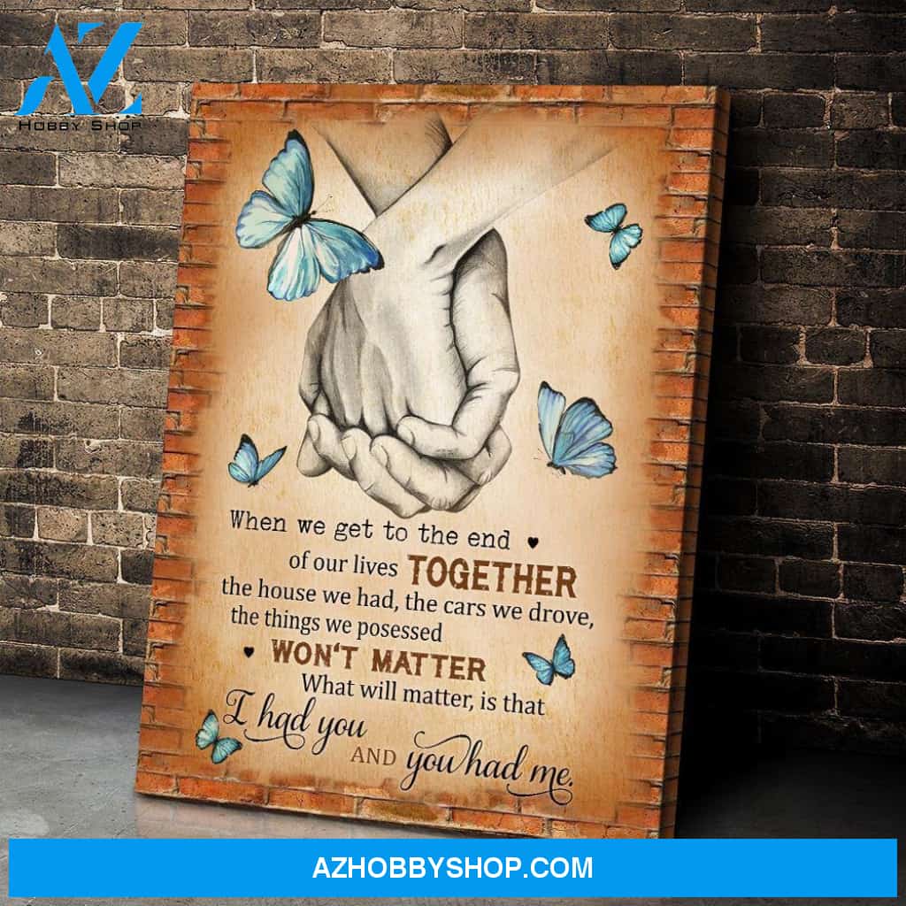 Zalooo When We Get Butterfly Wall Art Canvas