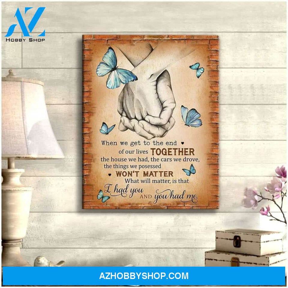 Zalooo When We Get Butterfly Wall Art Canvas