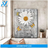 Zalooo You Are God'S Masterpiece Butterfly Wall Art Canvas