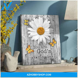 Zalooo You Are God'S Masterpiece Butterfly Wall Art Canvas