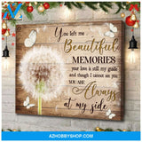 Zalooo You Left Me Dandelion Butterfly Wall Art Canvas Christmas Wall Art Canvas