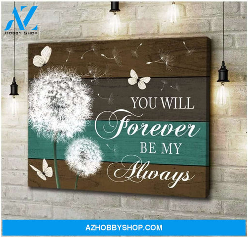 Zalooo You Will Forever Butterfly Wall Art Canvas