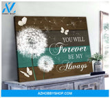 Zalooo You Will Forever Butterfly Wall Art Canvas