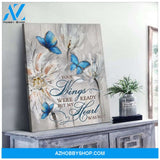 Zalooo Your Wings Butterfly Wall Art Canvas