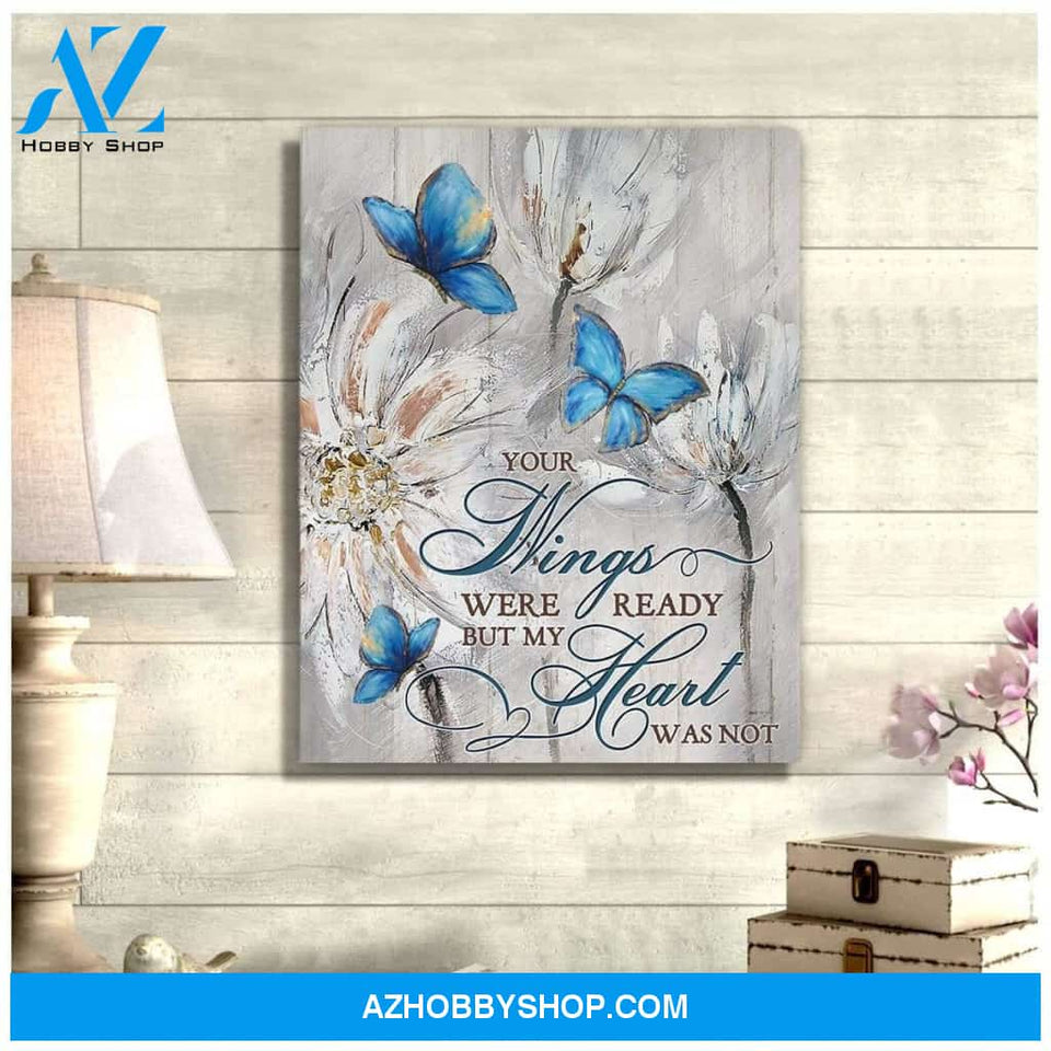 Zalooo Your Wings Butterfly Wall Art Canvas