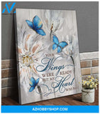 Zalooo Your Wings Butterfly Wall Art Canvas