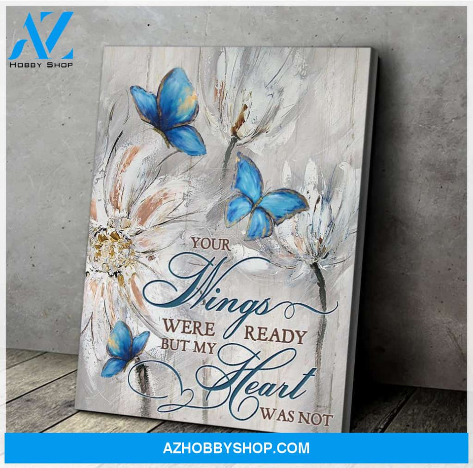 Zalooo Your Wings Butterfly Wall Art Canvas