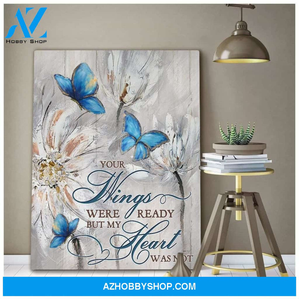 Zalooo Your Wings Butterfly Wall Art Canvas