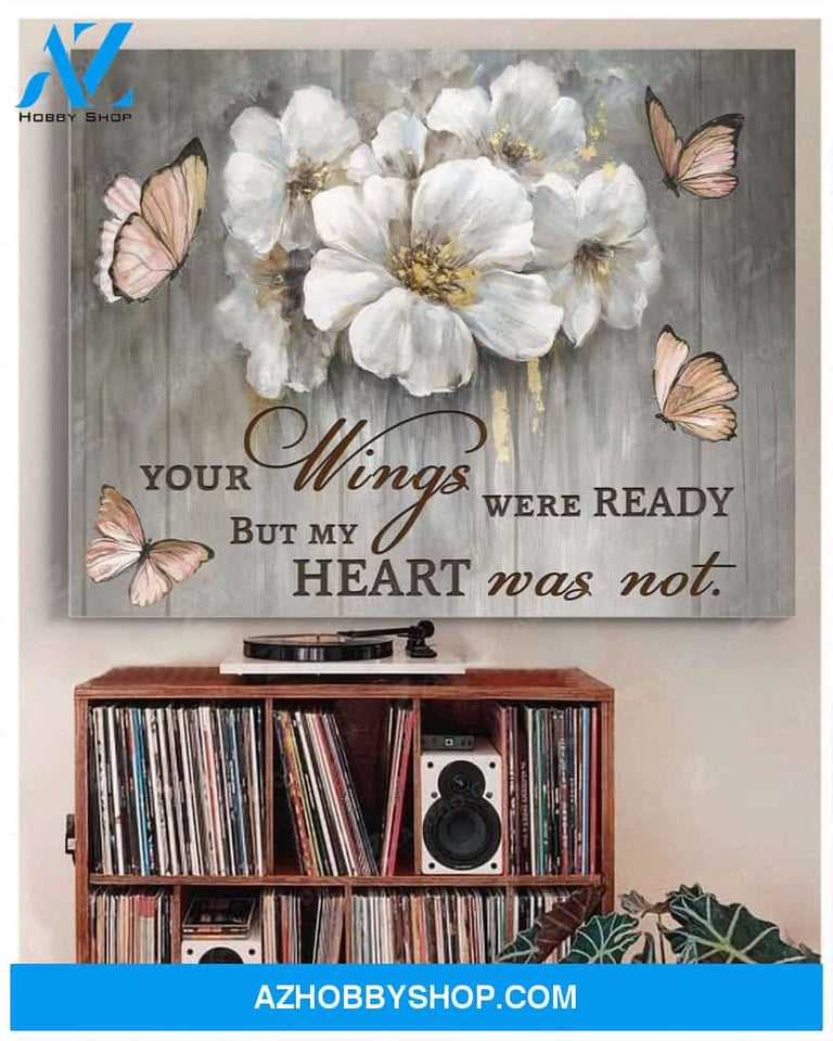 Zalooo Your Wings Were Ready Butterfly Wall Art Canvas