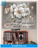 Zalooo Your Wings Were Ready Butterfly Wall Art Canvas
