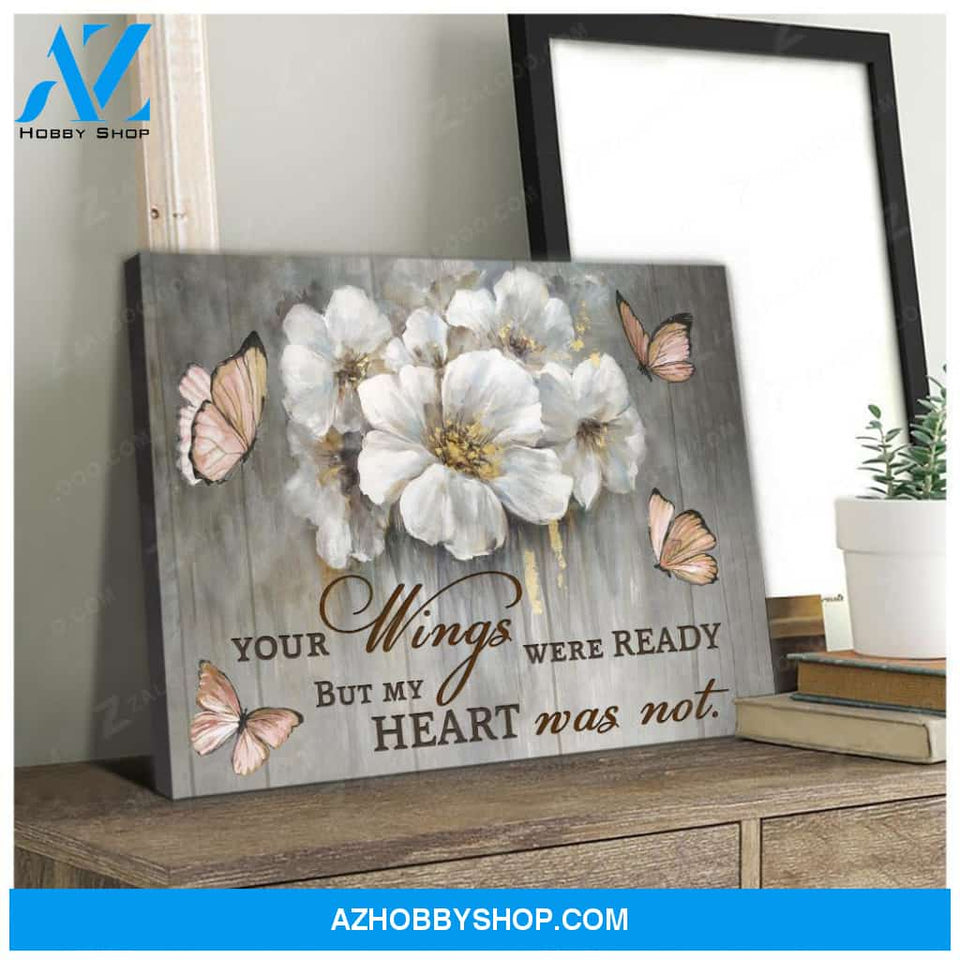 Zalooo Your Wings Were Ready Butterfly Wall Art Canvas
