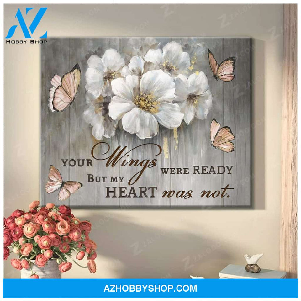 Zalooo Your Wings Were Ready Butterfly Wall Art Canvas