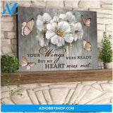 Zalooo Your Wings Were Ready Butterfly Wall Art Canvas