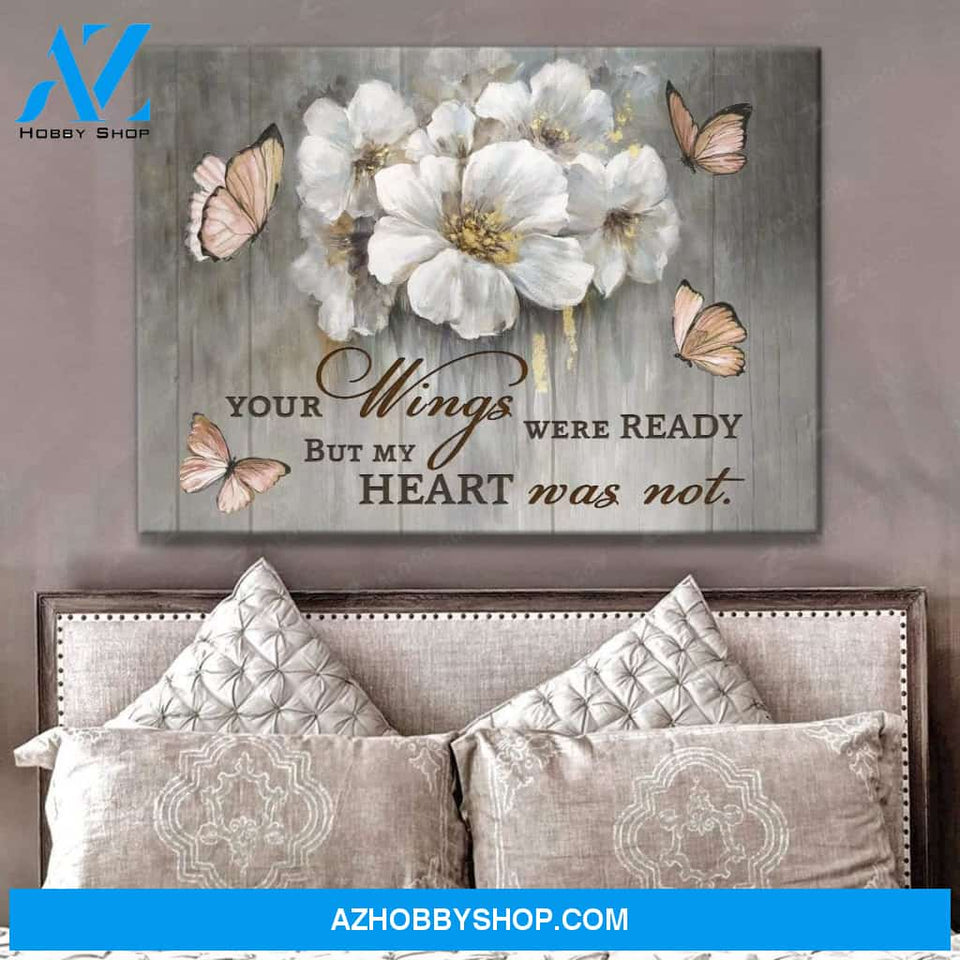 Zalooo Your Wings Were Ready Butterfly Wall Art Canvas