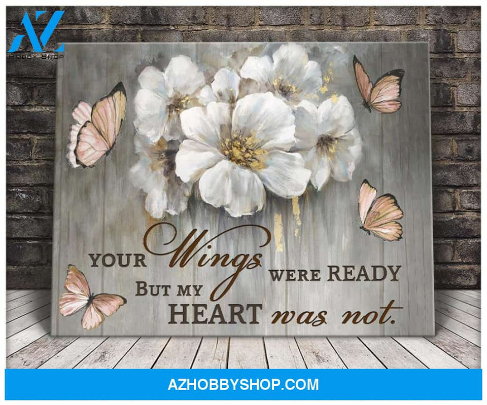 Zalooo Your Wings Were Ready Butterfly Wall Art Canvas