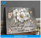 Zalooo Your Wings Were Ready Butterfly Wall Art Canvas