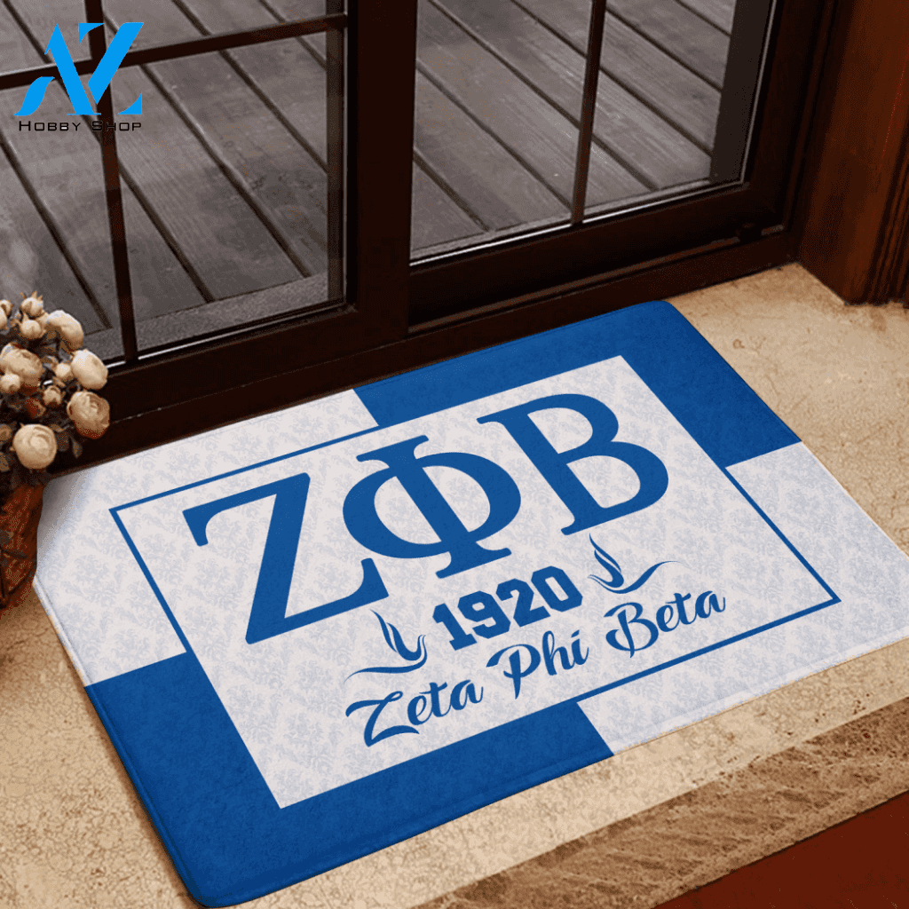 Zeta Phi Beta Doormat