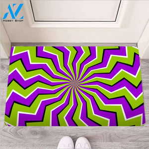 Zigzag Optical illusion Door Mat