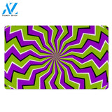 Zigzag Optical illusion Door Mat