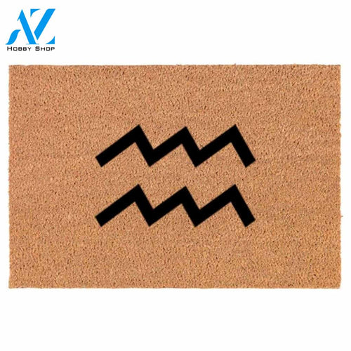 Zodiac - Aquarius Doormat Housewarming Gift Family Welcome Mat Gift For Friend Family