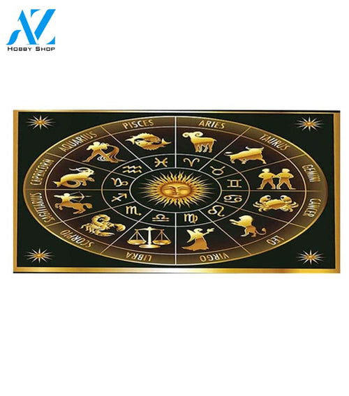Zodiac Astrological Indoor and Outdoor Doormat Warm House Gift Welcome Mat Gift for Friend Family