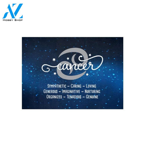 Zodiac Constellation - Cancer Indoor and Outdoor Doormat Warm House Gift Welcome Mat Gift for Friend Family